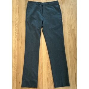 Brooks Brothers Regent Fit Wool Pants 34 Gray Vitale Barberis Canonico‎
